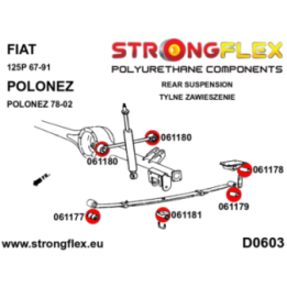 Strongflex 066065B: Zestaw zawieszenia tylnego