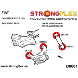 Strongflex 066038A: Zestaw poliuretanowy wahaczy tylnych SPORT
