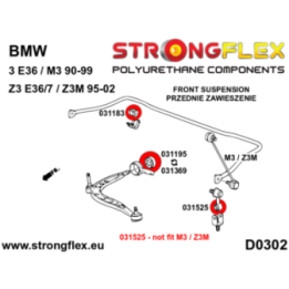 Strongflex 036047B: Zestaw przedniego i tylnego zawieszenia