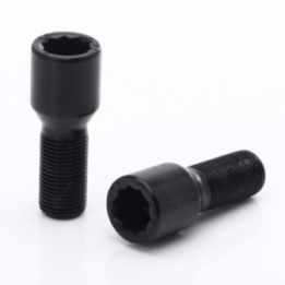 Zestaw krótkich śrub HEX M14x1,25 czarne