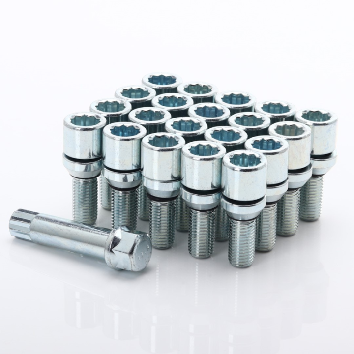 Zestaw śrub pływających HEX M12x1,5 srebrne