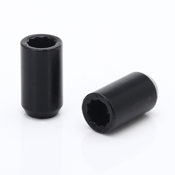 Zestaw nakrętek HEX M14x1,5 czarne
