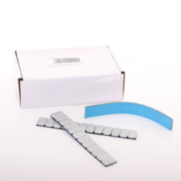Ciężarki do wyważania 12x5g 50szt srebrne