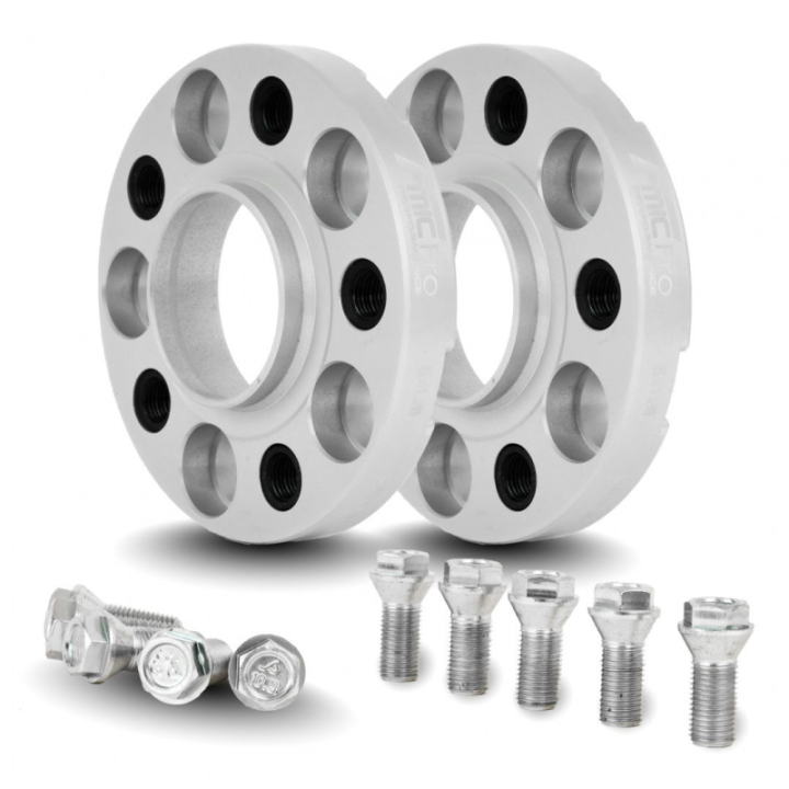 Dystanse do felg FMIC.Pro 25mm 5x112 57,1 Srebrne