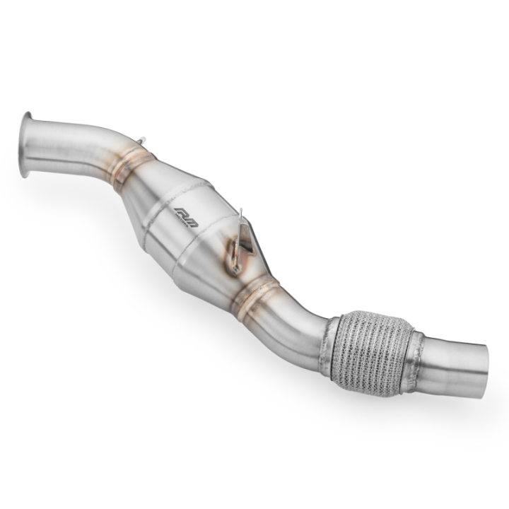 Downpipe BMW E60, E61 520d N47 + KATALIZATOR (Norma emisji: Euro 3, Przepustowość: 100 cpsi)