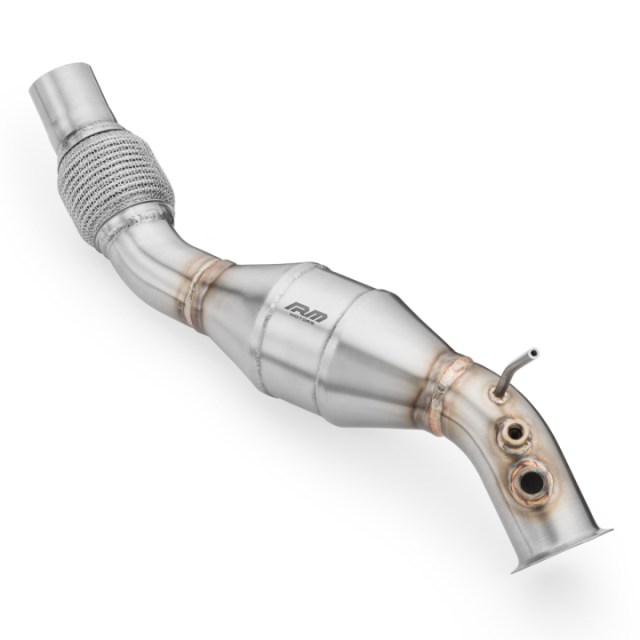 Downpipe BMW E60, E61 520d N47 + KATALIZATOR (Norma emisji: Euro 4, Przepustowość: 100 cpsi)