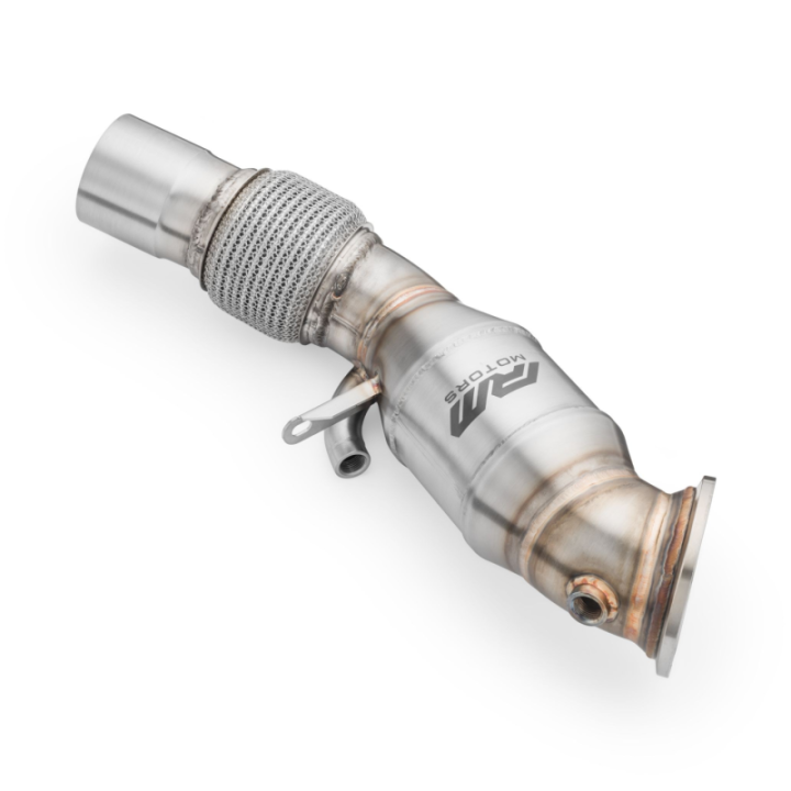 Downpipe BMW F30, F31, F34 GT LCI 330i, 330ix, 330e B48 + KATALIZATOR (Norma emisji: Euro 3, Przepustowość: 200 cpsi)