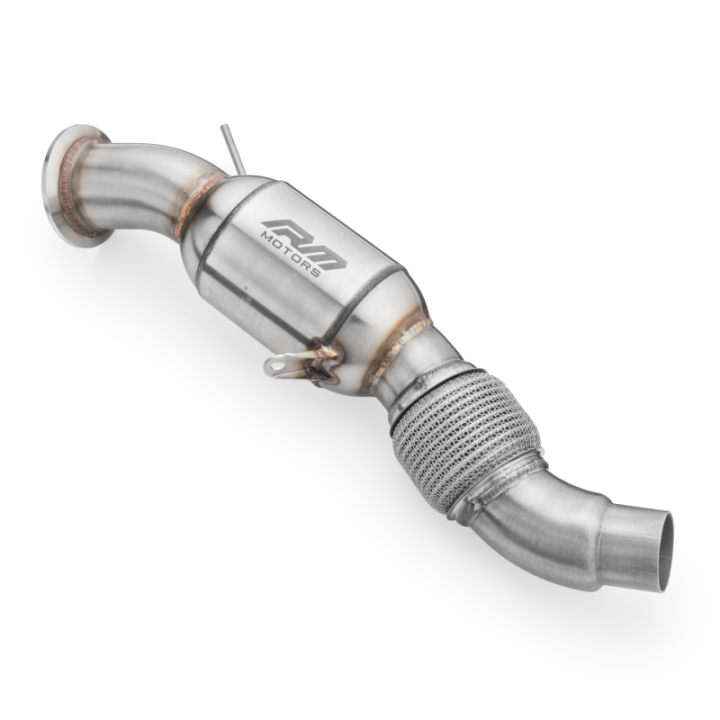 Downpipe BMW E60, E61 525d, 530d, 530xd M57N2 + KATALIZATOR (Norma emisji: Euro 4, Przepustowość: 100 cpsi)