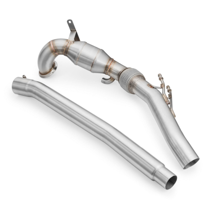 Downpipe VOLKSWAGEN Golf VII R 2.0 TSI + KATALIZATOR (Norma emisji: Euro 4, Przepustowość: 200 cpsi)
