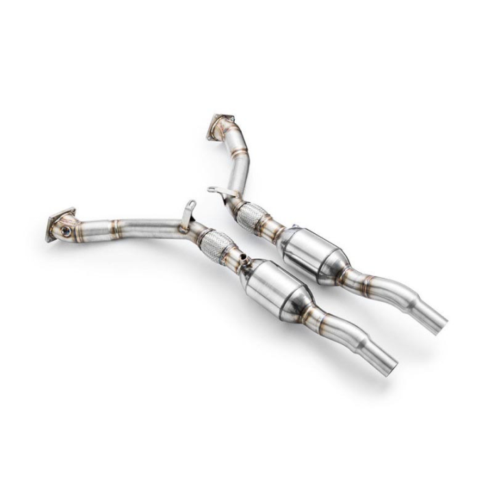 Downpipe AUDI A6, S6, Allroad C5 2.7 T + KATALIZATOR (Norma emisji: Euro 4, Przepustowość: 100 cpsi)