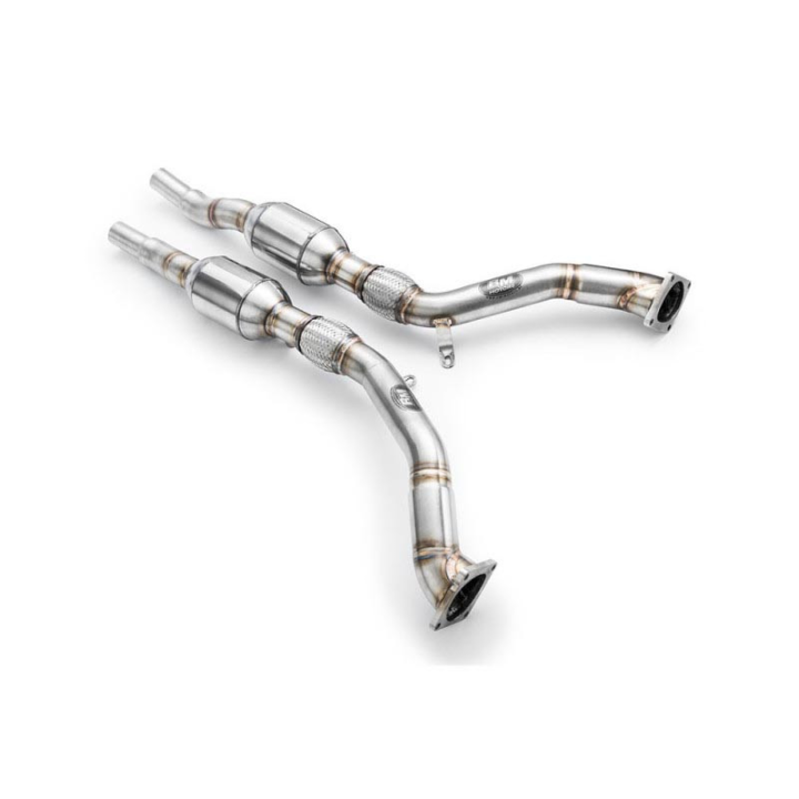 Downpipe AUDI S4, RS4 B5 2.7 T + KATALIZATOR (Norma emisji: Euro 3, Przepustowość: 100 cpsi)