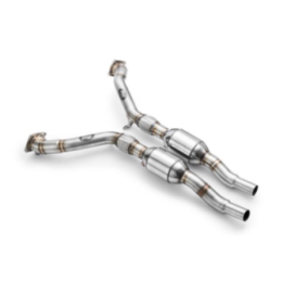 Downpipe AUDI S4, RS4 B5 2.7 T + KATALIZATOR (Norma emisji: Euro 4, Przepustowość: 100 cpsi)