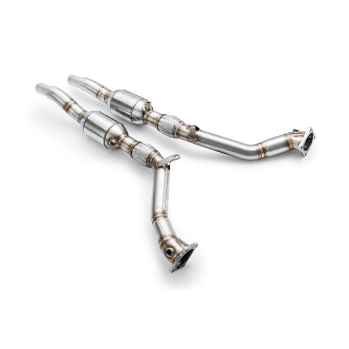 Downpipe AUDI S4, RS4 B5 2.7 T + KATALIZATOR (Norma emisji: Euro 4, Przepustowość: 100 cpsi)