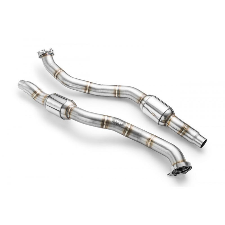 Downpipe AUDI S6, S7, RS6, RS7 C7, 4G 4.0 TFSI + KATALIZATOR (Norma emisji: Euro 4, Przepustowość: 200 cpsi)