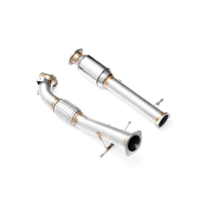 Downpipe FORD Focus RS Mk2 2.5T + KATALIZATOR 3,5" (Norma emisji: Euro 4, Przepustowość: 200 cpsi)