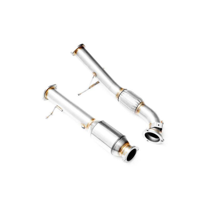 Downpipe FORD Focus RS Mk2 2.5T + KATALIZATOR 3,5" (Norma emisji: Euro 4, Przepustowość: 200 cpsi)