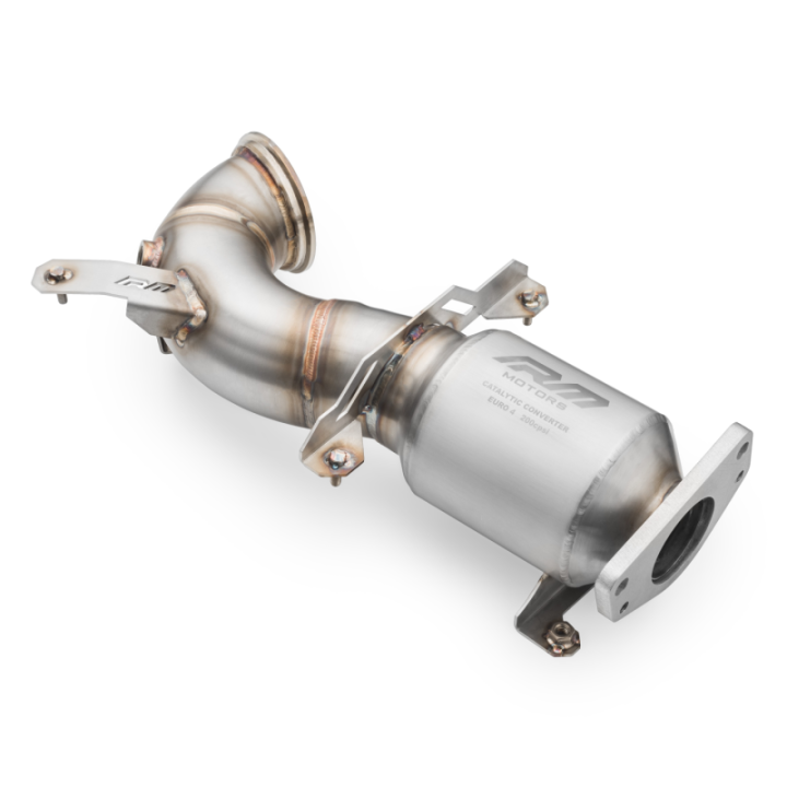 Downpipe Abarth 500 / 595 1.4T z katalizatorem Euro 4 (Przepustowość: 100 cpsi)