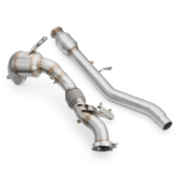 Downpipe Volkswagen Golf VIII R 2.0 TSI +KATALIZATOR (Katalizator: MS, Z tłumikiem: Tak)