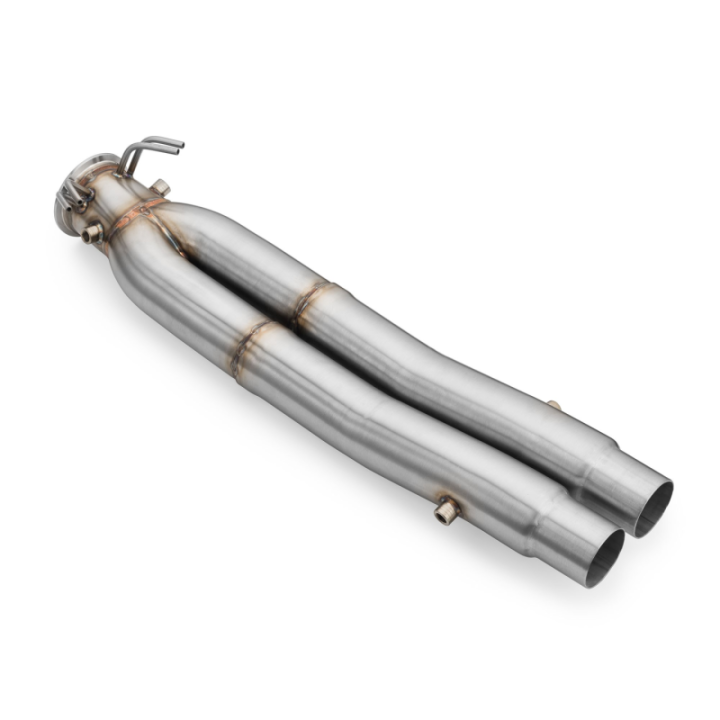 Downpipe AUDI RS3 8Y 2.5 TFSI z osłoną termiczną (Silencer: Nie)