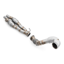 Downpipe AUDI TTRS 2.5 TFSI z osłoną termiczną (Silencer: Tak)