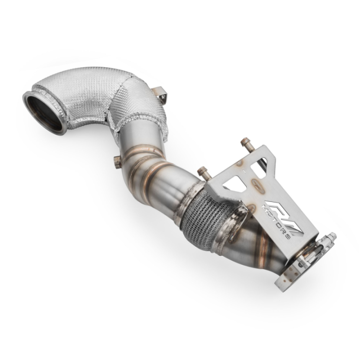 Downpipe AUDI TTRS 2.5 TFSI z osłoną termiczną i katalizatorami (Katalizator: MS)