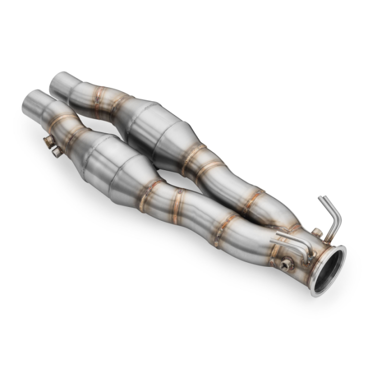 Downpipe AUDI TTRS 2.5 TFSI z osłoną termiczną i katalizatorami (Katalizator: MS)