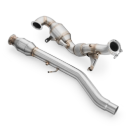 Downpipe SEAT LEON 2.0 TSI OPF/GPF z katalizatorem (Katalizator: EURO 6, Z tłumikiem: Tak)