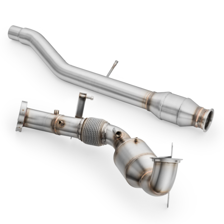 Downpipe SEAT LEON 2.0 TSI OPF/GPF z katalizatorem (Katalizator: EURO 6, Z tłumikiem: Tak)