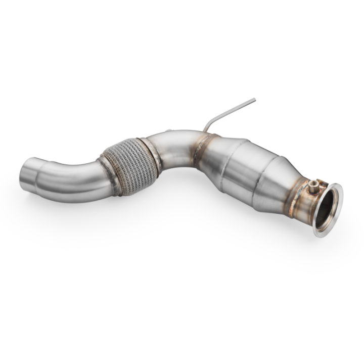 Downpipe BMW F01, F02 730d/dx, 740d/dx N57, N57N, N57S z katalizatorem (Norma emisji: Euro 4, Przepustowość: 100 cpsi)