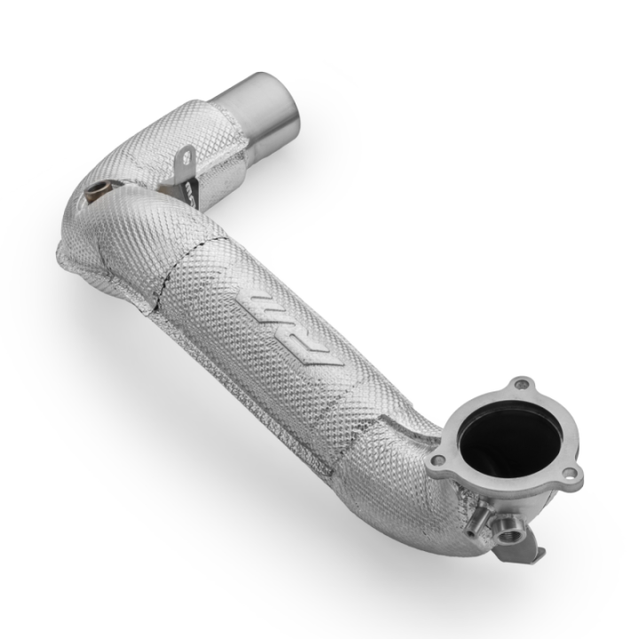 Downpipe Mercedes-AMG A35 GPF W177 4MATIC z osłoną termiczną (Zestaw z silencerem: Nie, GPF OFF: Tak)