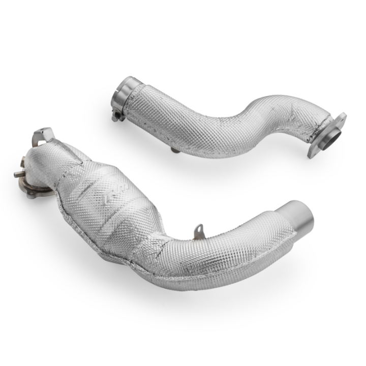 Downpipe Mercedes-AMG A35 GPF W177 4MATIC z osłoną termiczną (Zestaw z silencerem: Tak, GPF OFF: Nie)