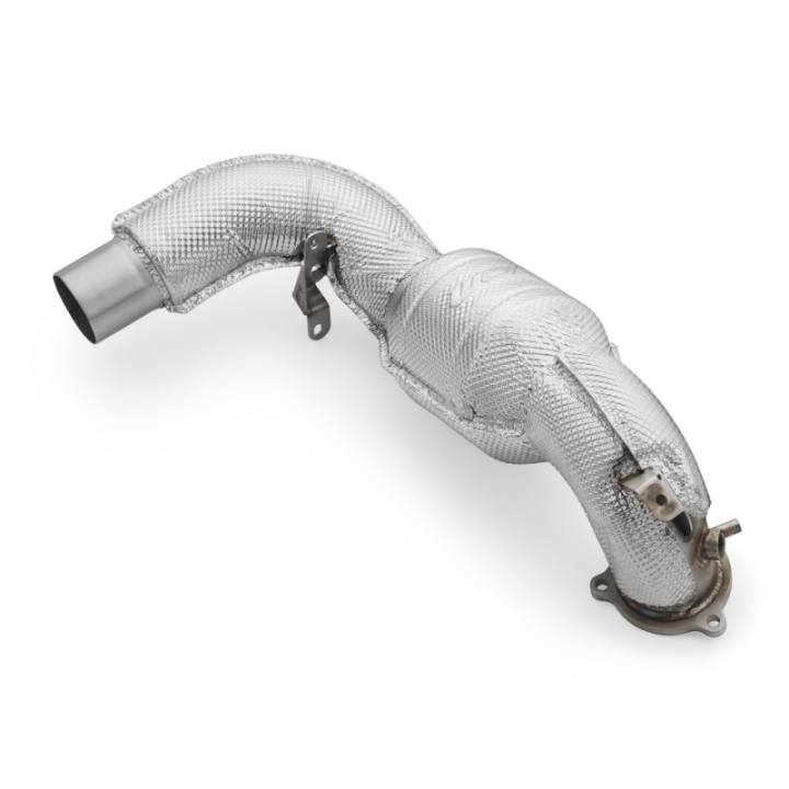 Downpipe Mercedes-AMG A35 GPF W177 4MATIC z osłoną termiczną i katalizatorami (Katalizator: MS, GPF OFF: Tak)