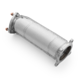 Downpipe AUDI A4 Avant Quattro / S4 2.0 TFSI +osłona termiczna (Katalizator: brak, Z tłumikiem: Tak, Osłona termiczna: Tak)