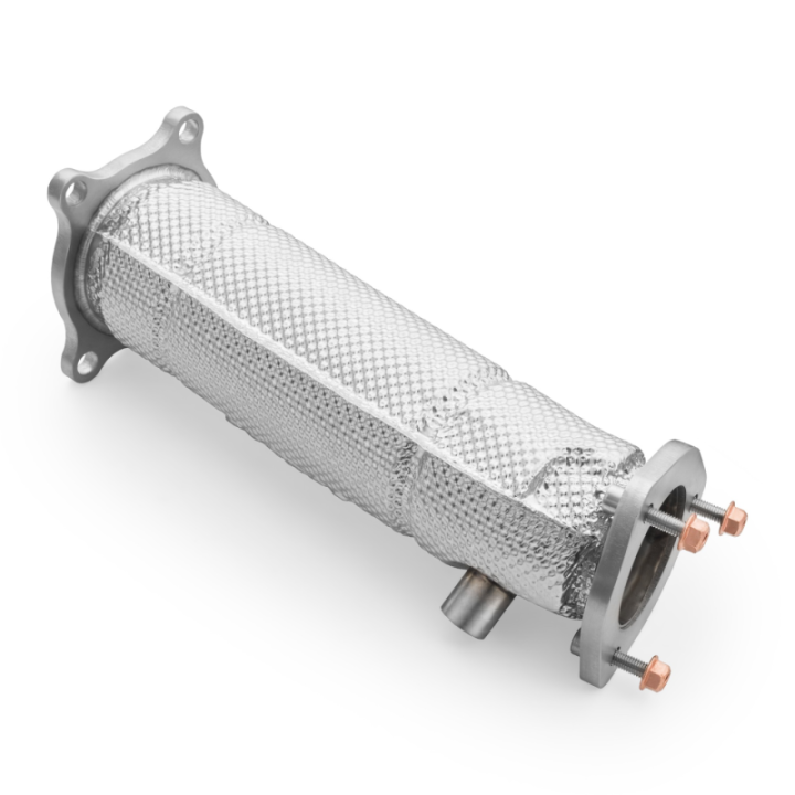 Downpipe AUDI A4 Avant Quattro / S4 2.0 TFSI +osłona termiczna (Katalizator: brak, Z tłumikiem: Tak, Osłona termiczna: Tak)