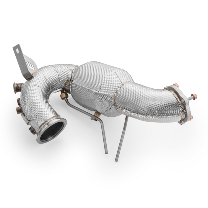 Downpipe AUDI A6 S6 / Avant / Sportback / Avant Quattro 3.0 TDI  (Katalizator: EURO 6, Z tłumikiem: Nie, Osłona termiczna: Tak)
