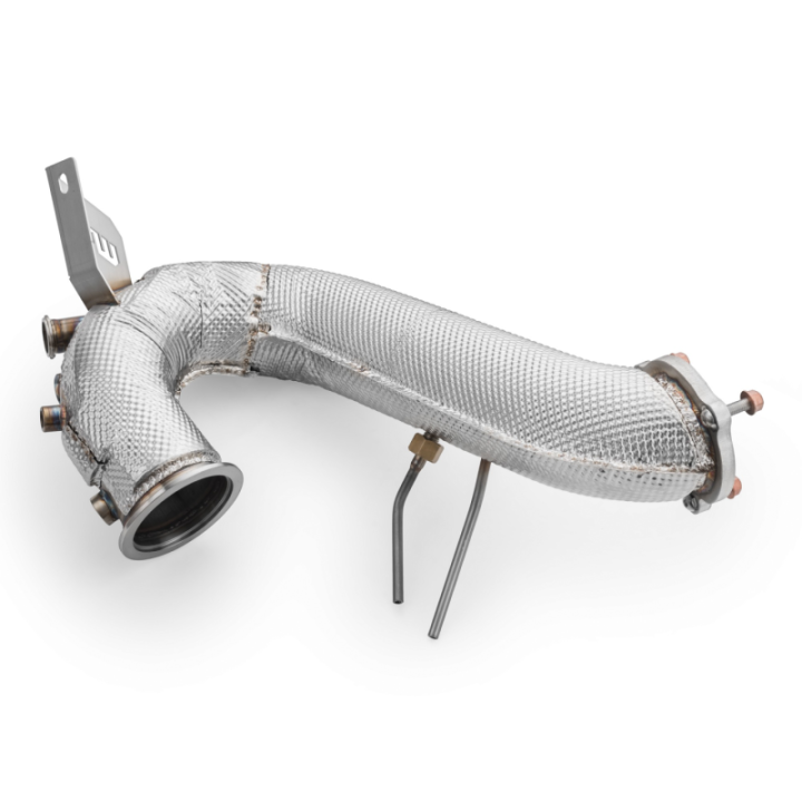 Downpipe AUDI Q5 3.0 TDI  +osłona termiczna (Katalizator: brak, Z tłumikiem: Nie, Osłona termiczna: Tak)