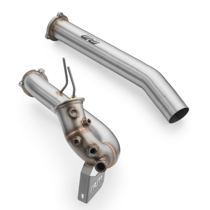 Downpipe zestaw AUDI Q5 3.0 TDI  (Katalizator: brak, Z tłumikiem: Nie, Zestaw z silencerem: Nie, Osłona termiczna: Nie)
