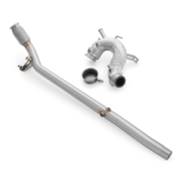 Downpipe+ DPF OFF zestaw Volkswagen Golf VIII 2.0 TDI GTD (Silencer: Nie, Katalizator: brak, Osłona termiczna: Tak)