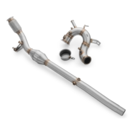 Downpipe+ DPF OFF zestaw Volkswagen Golf VIII 2.0 TDI GTD +osłona termiczna (Katalizator: MS, Osłona termiczna: Nie)