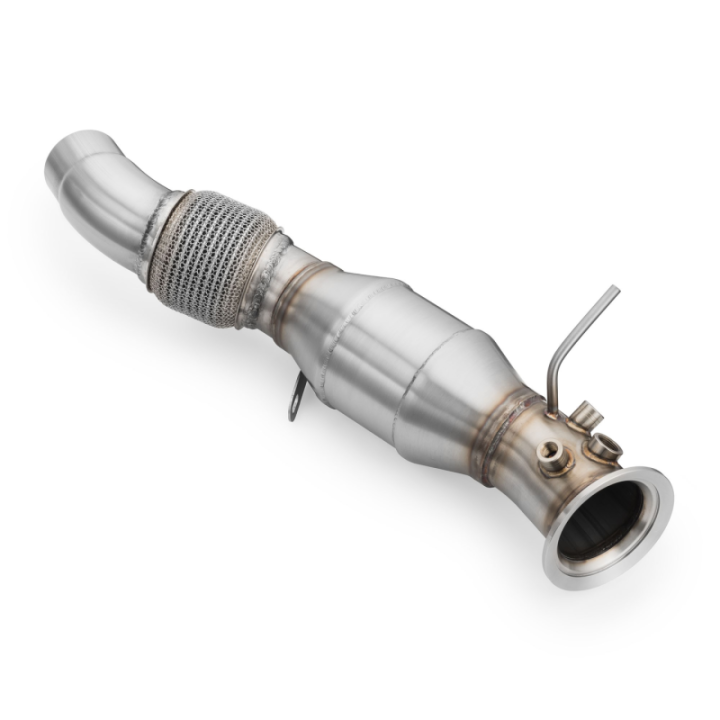 Downpipe BMW E60, E61 535d M57N2 z katalizatorem (Norma emisji: Euro 5, Przepustowość: 200 cpsi)