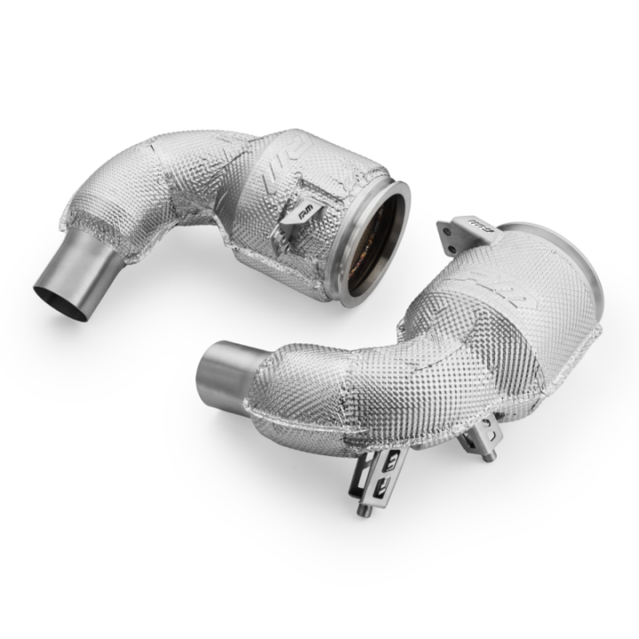 Downpipe Porsche Carrera 992 GTS z katalizatorem i osłoną termiczną (Katalizator: EURO 6)