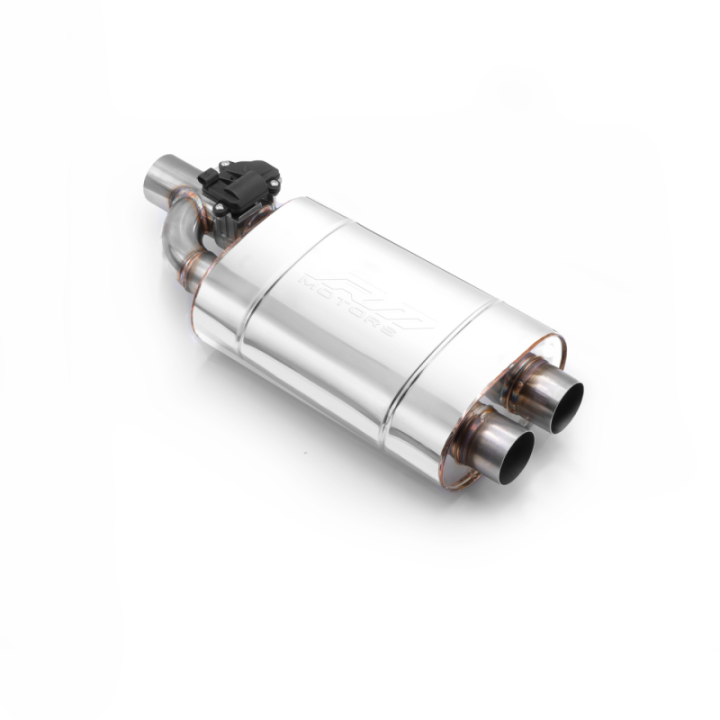 Tłumik z zaworem elektrycznym EV03 (Długość puszki: 350 mm, Strona: Prawa, Średnica dolotu: 63,5 mm)