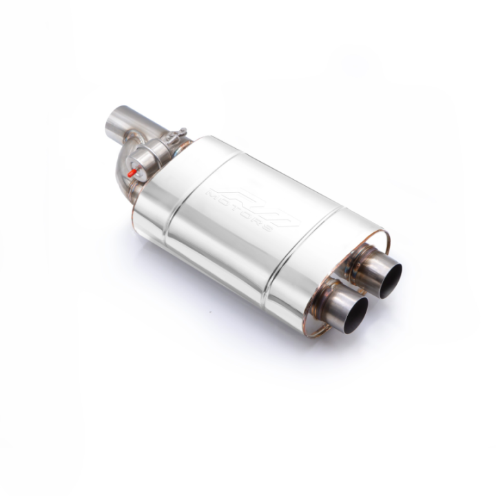 Tłumik z zaworem podciśnieniowym EV03 (Długość puszki: 350 mm, Strona: Prawa, Średnica dolotu: 63,5 mm)