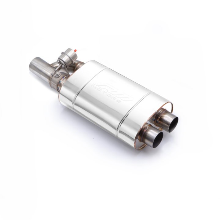 Tłumik z zaworem podciśnieniowym EV03 (Długość puszki: 300 mm, Średnica dolotu: 76 mm, Strona: Prawa)