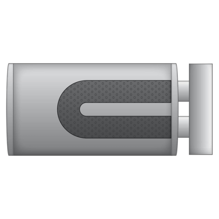 Tłumik eliptyczny z zaworem elektrycznym EV02 (Długość puszki: 400 mm, Średnica rury: 63,5 mm)