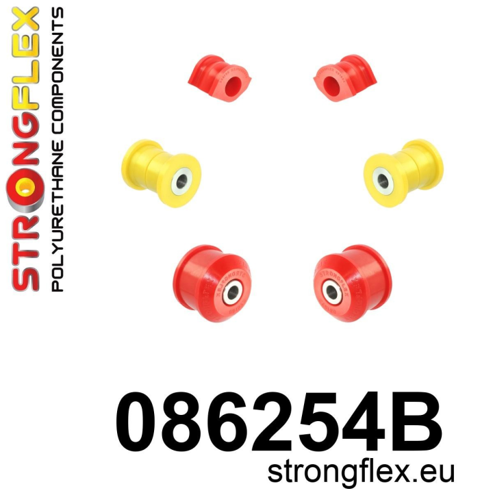 086254B: Zestaw przedniego zawieszenia Strongflex