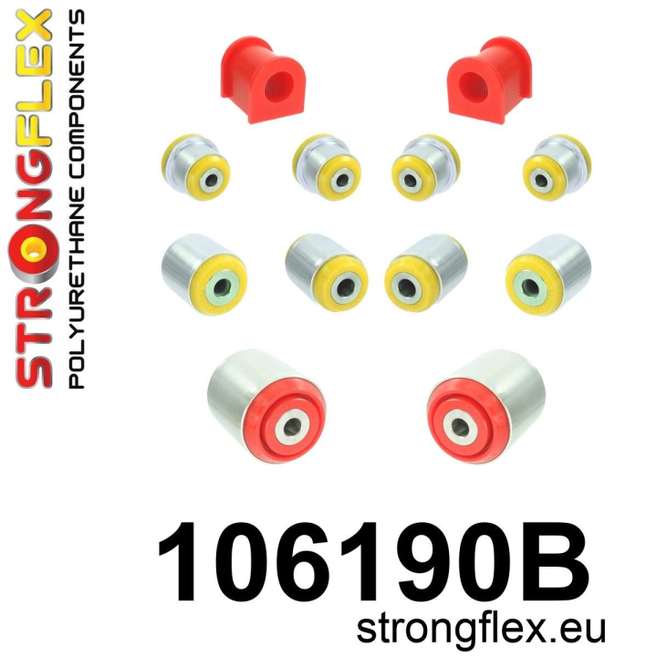 106190B: Zestaw przedniego zawieszenia Strongflex