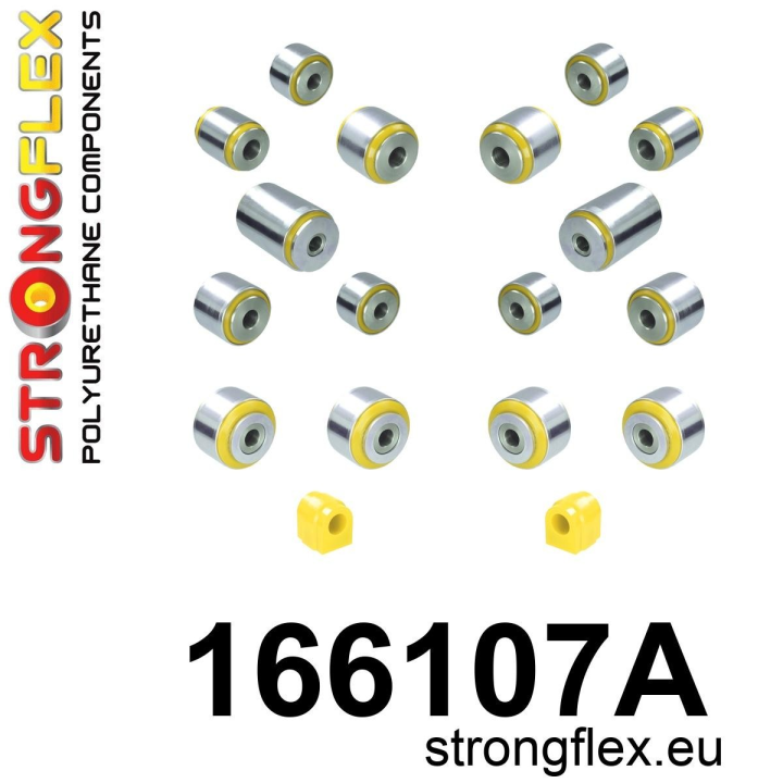 166107A: Zestaw tylnego zawieszenia SPORT Strongflex