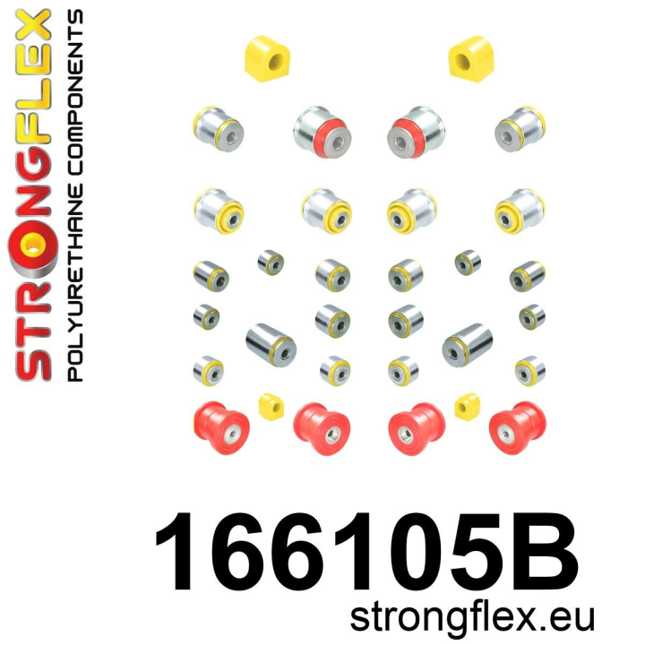 166105B: Kompletny zestaw zawieszenia Strongflex