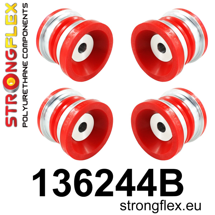 136244B: Zestaw tulei przedniego wózka Strongflex